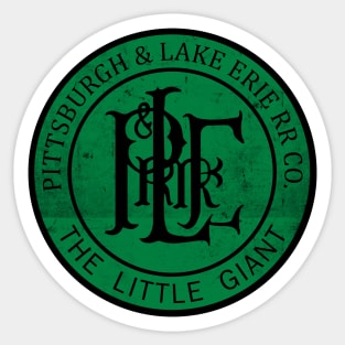 Vintage Pittsburgh and Lake Erie Railroad Sticker